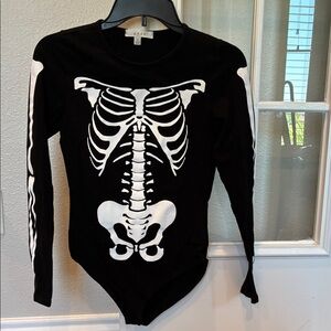 Skeleton bodysuit size small